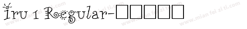 Iru 1 Regular字体转换